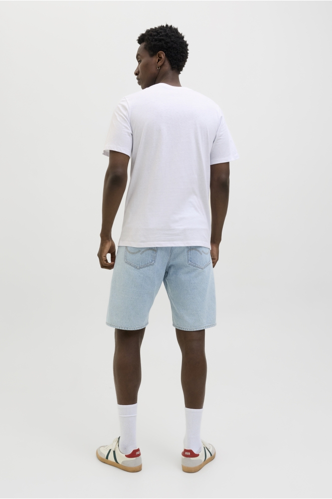 JJJAXON TEE SS CREW NECK 12269390 WHITE